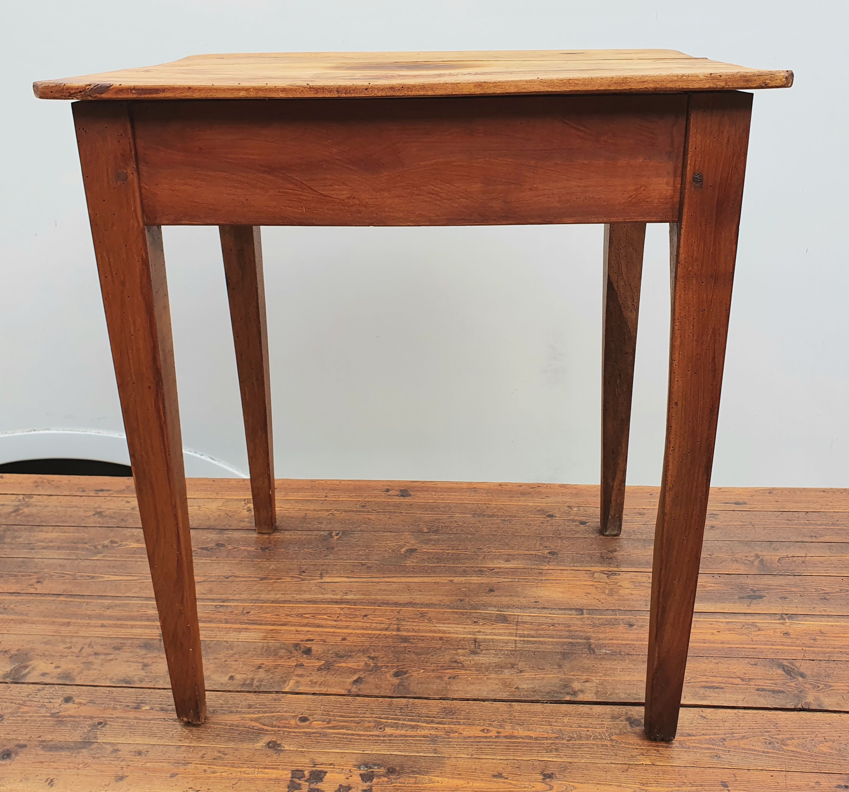 Children's desk table in wax wood