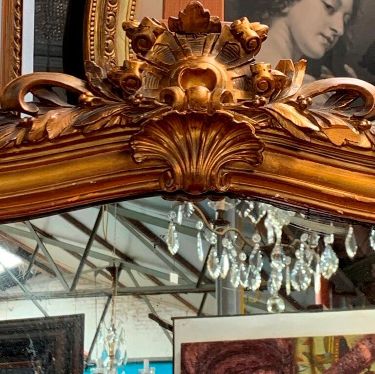 Ancient golden mirror