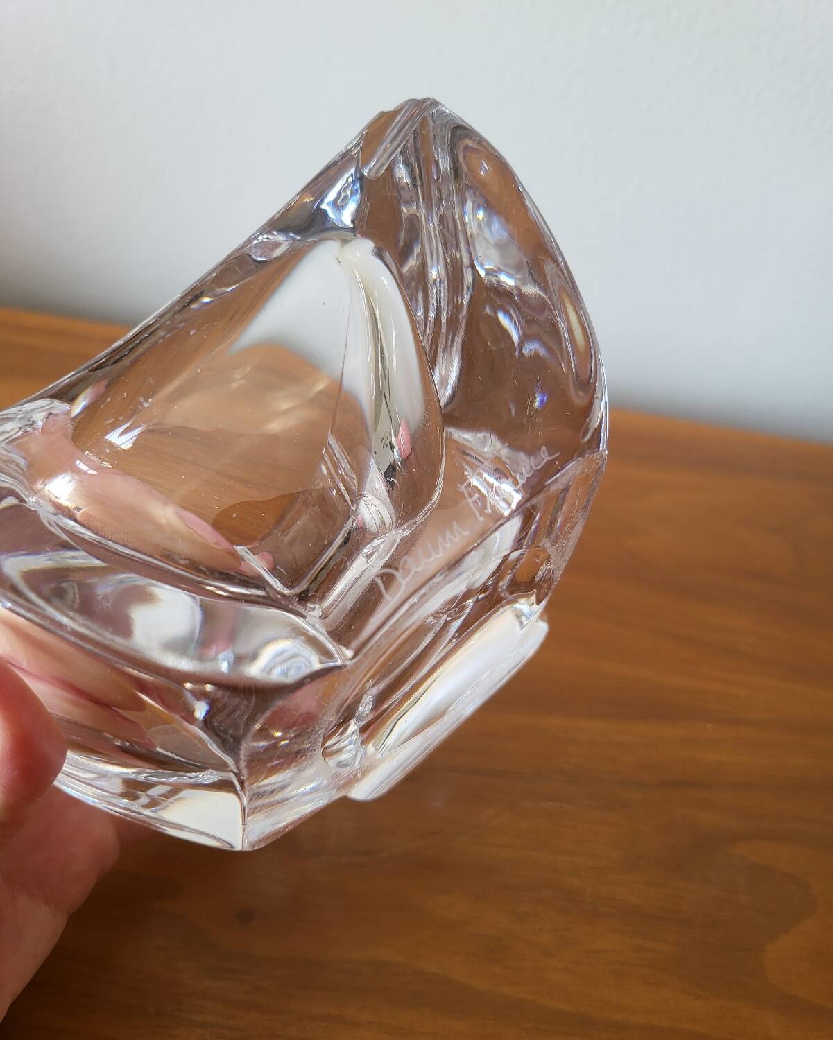 Daum France Crystal Pocket Ashtray