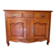 Buffet rustique-style Louis XV-Régence-chevillé- teinte merisier-bois massif