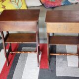 Pair of art deco bedside tables