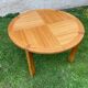 Round extendable elm design table 70 dlg Regain