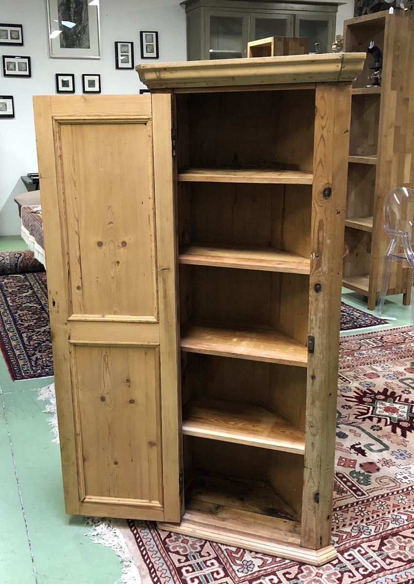 Fir corner wardrobe early 20th century