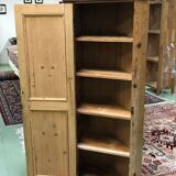 Fir corner wardrobe early 20th century