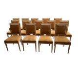 Set of 14 Louis XVI style chairs