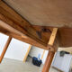 Scandinavian design extendable round table in teak, Danish manufacture.