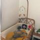 Beautiful vintage rattan bed