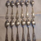 Antique flatware set for 51 place settings
