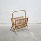 Porte-revues vintage en rotin