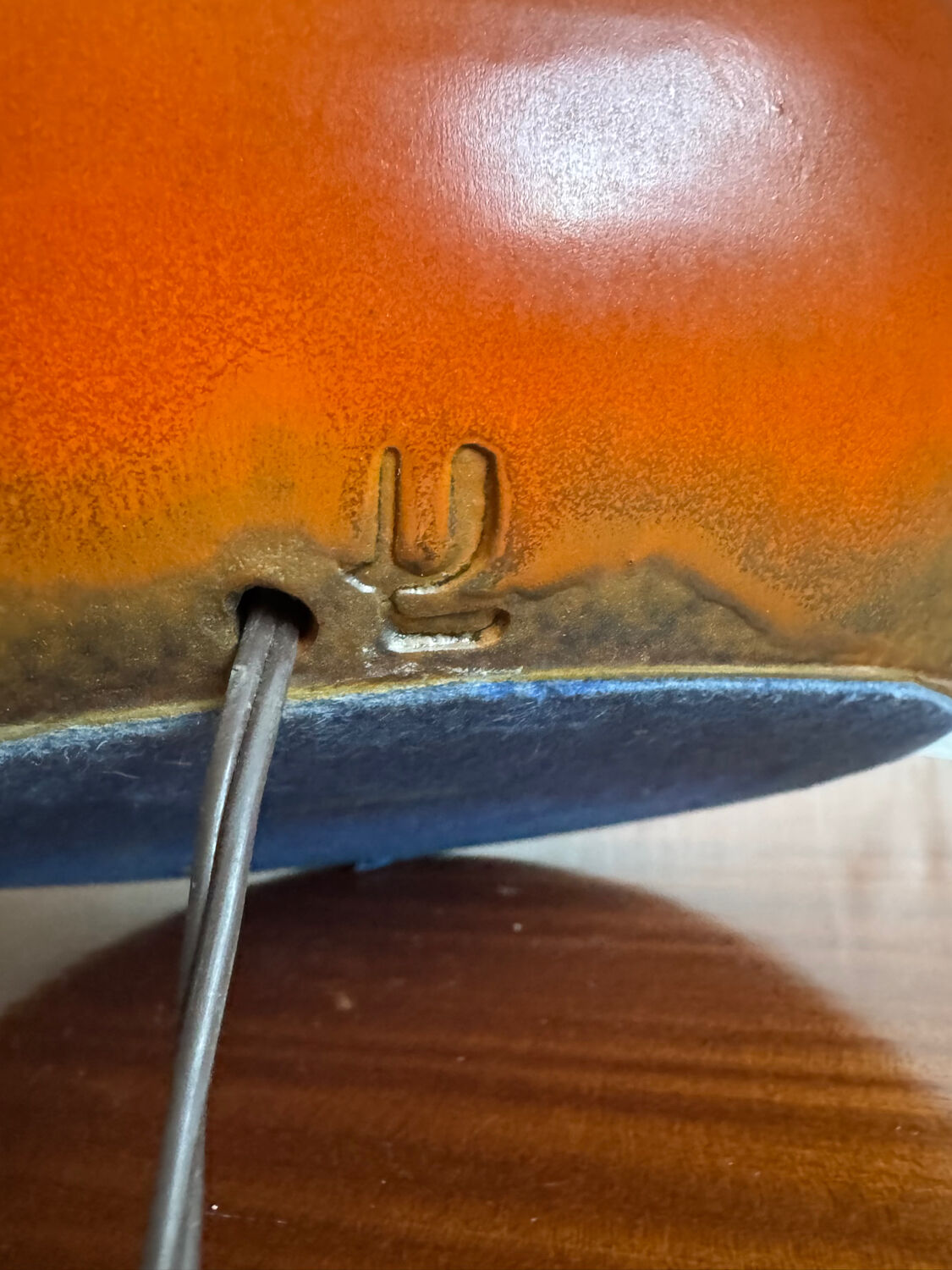 Ceramic lamp by Jacques Lignier from the 1960s.