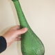 Empoli Italian glass bottle vase without cap