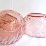 Saladier & 4 rosaline bowls