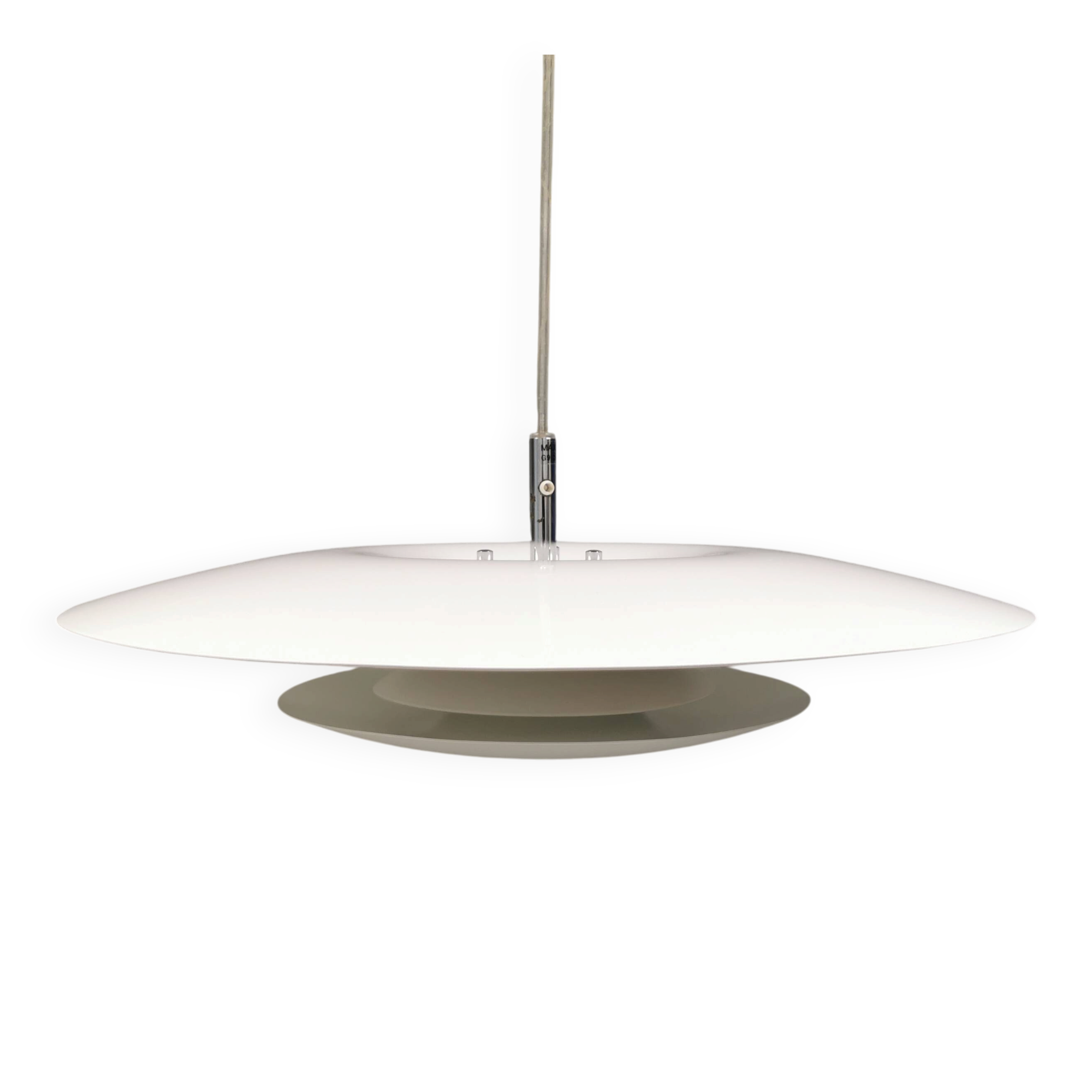 Lampe suspendue de la marque suédoise Belid, modèle Eclipse, début des années 2000.