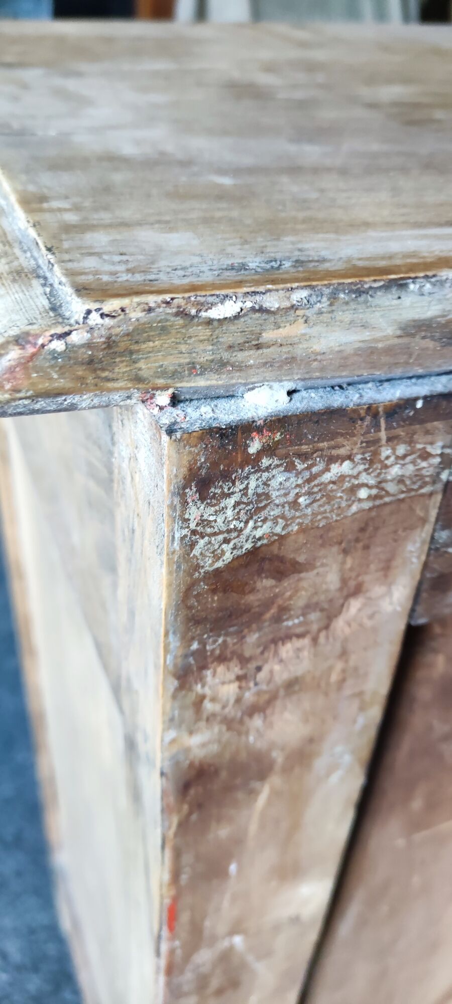 Parisian sideboard two doors, two drawers in natural wood