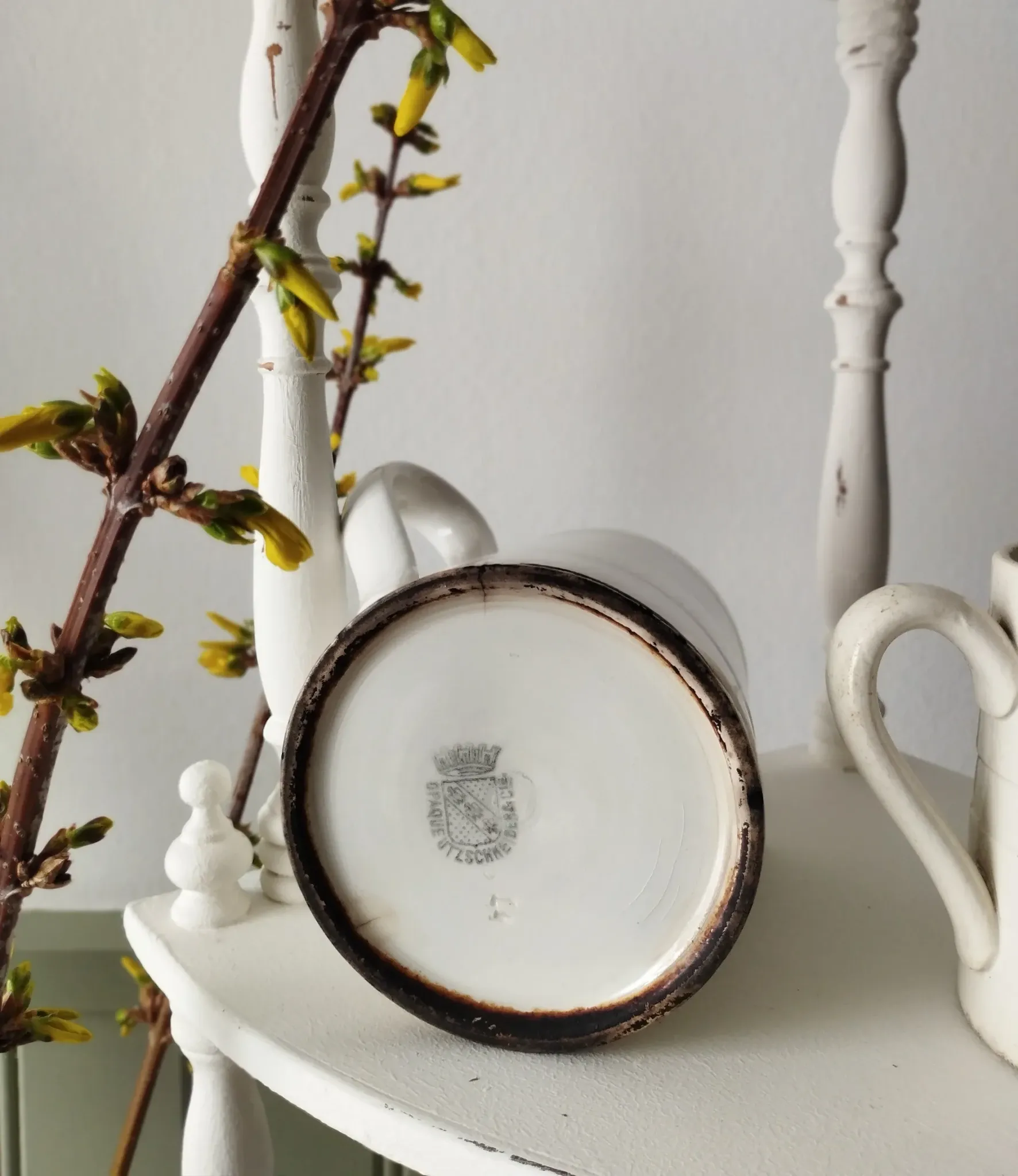 Pair of small jugs Utzschneider & Sarreguemines