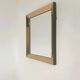 Vintage Peach/Rose Smoked Mirror – Beveled Frame, 1970s
