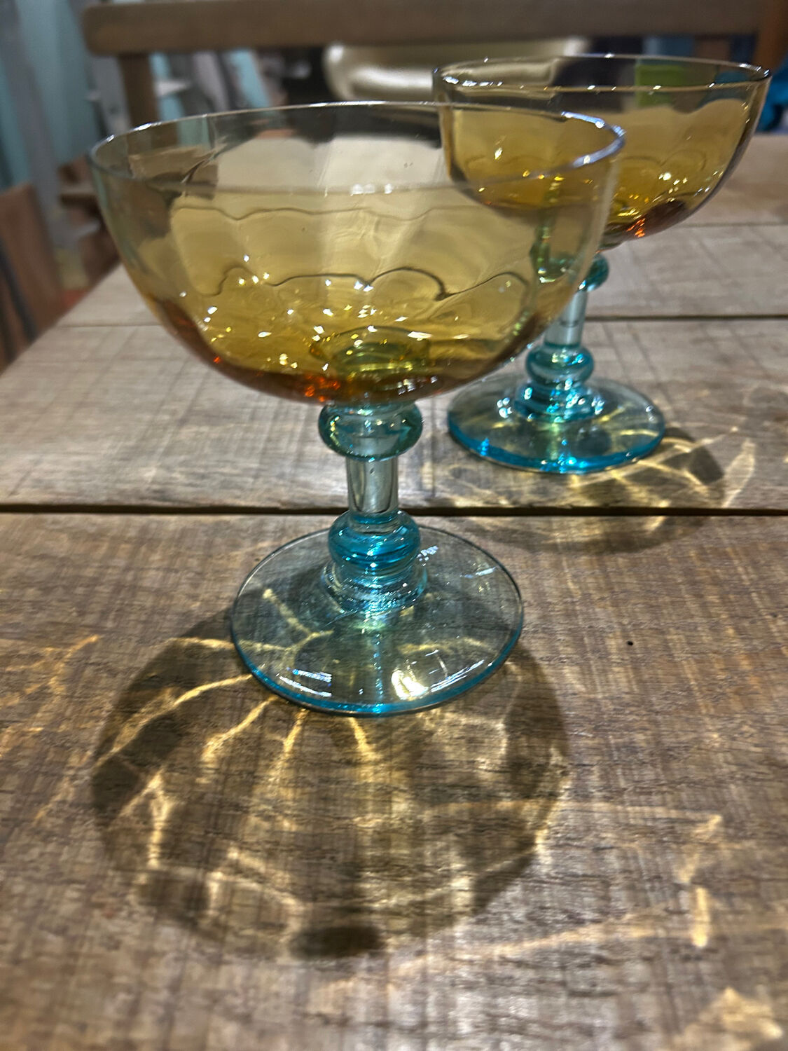 Coupes à champagne cristal George Sand