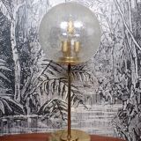 Lampe allemande  1970 4 feux  en laiton