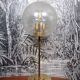 German lamp 1970 4 brass lights