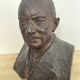 Patinated plaster bust of a man – studio work, around 1900