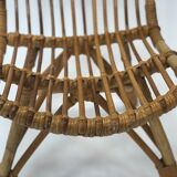 Rohe rattan vintage high chair by Rohe Noordwolde