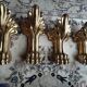 Set of 4 solid bronze furniture legs – new