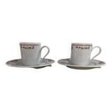 Maxim's cups and saucers from Paris
