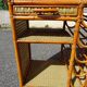 Vintage rattan bar cabinet from the 60s/70s