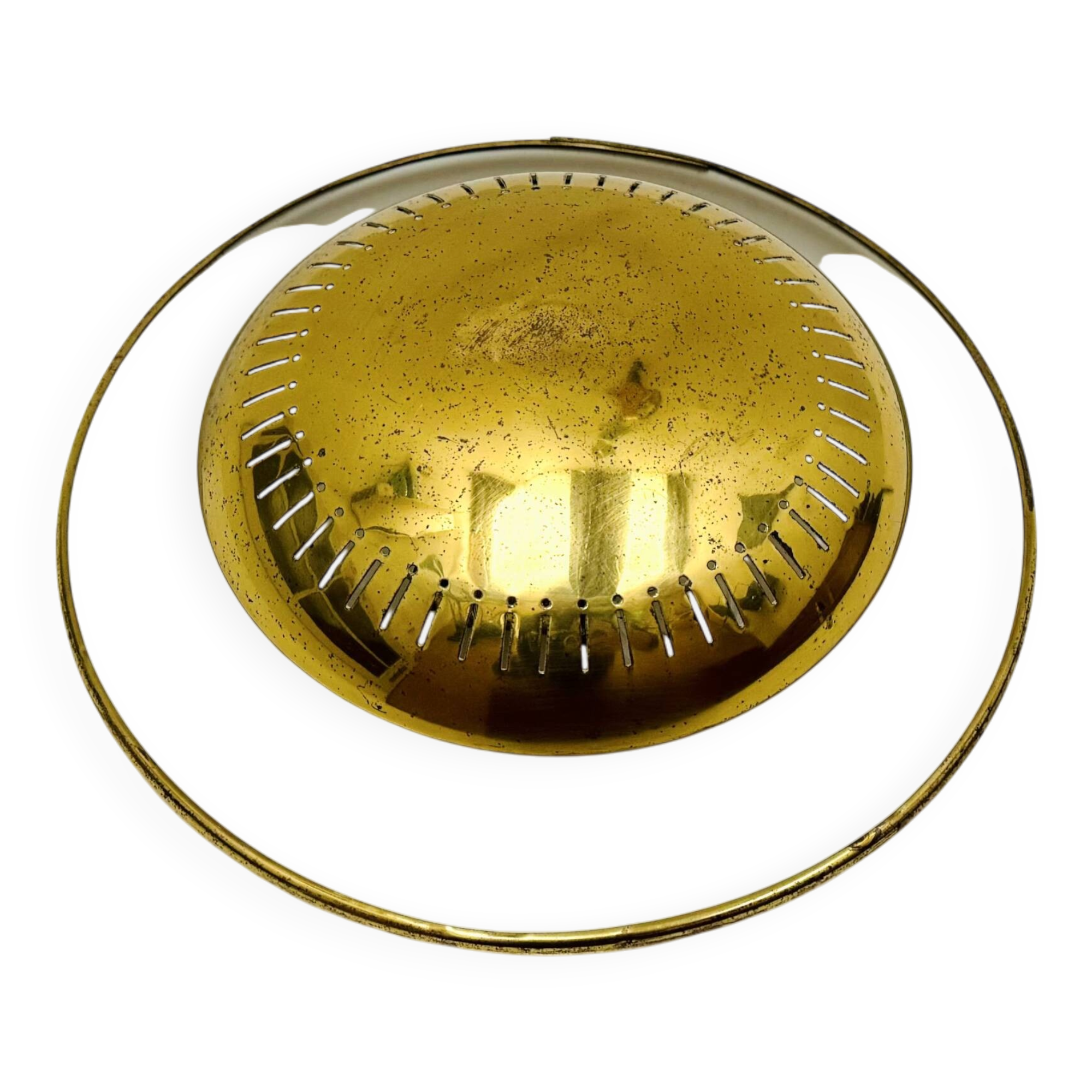 Italian Brass Wall or Flush Lamp