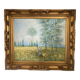 Old oil painting canvas reproduction fields in spring monet 80x70 s