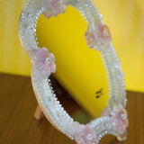 Venetian mirror Ongaro e Fuga Italy, Murano glass mirror, table mirror or wall mirror
