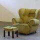 Vintage iconic large upholstered lounge / easy chair from Denmark 1930s