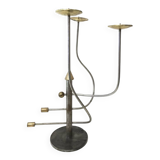 Chandelier bronze, design Allemand, 20ème