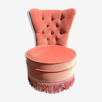 Pink low chair