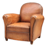 Leather club chair