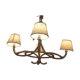 Lustre rotin année 1960