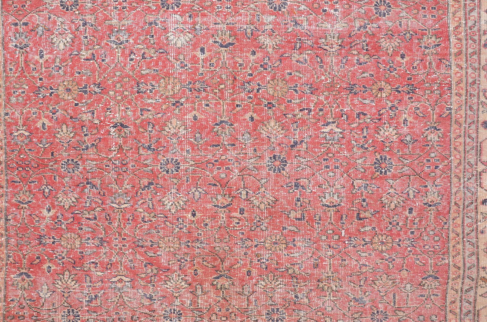 Tapis vintage Oushak turc sku2365