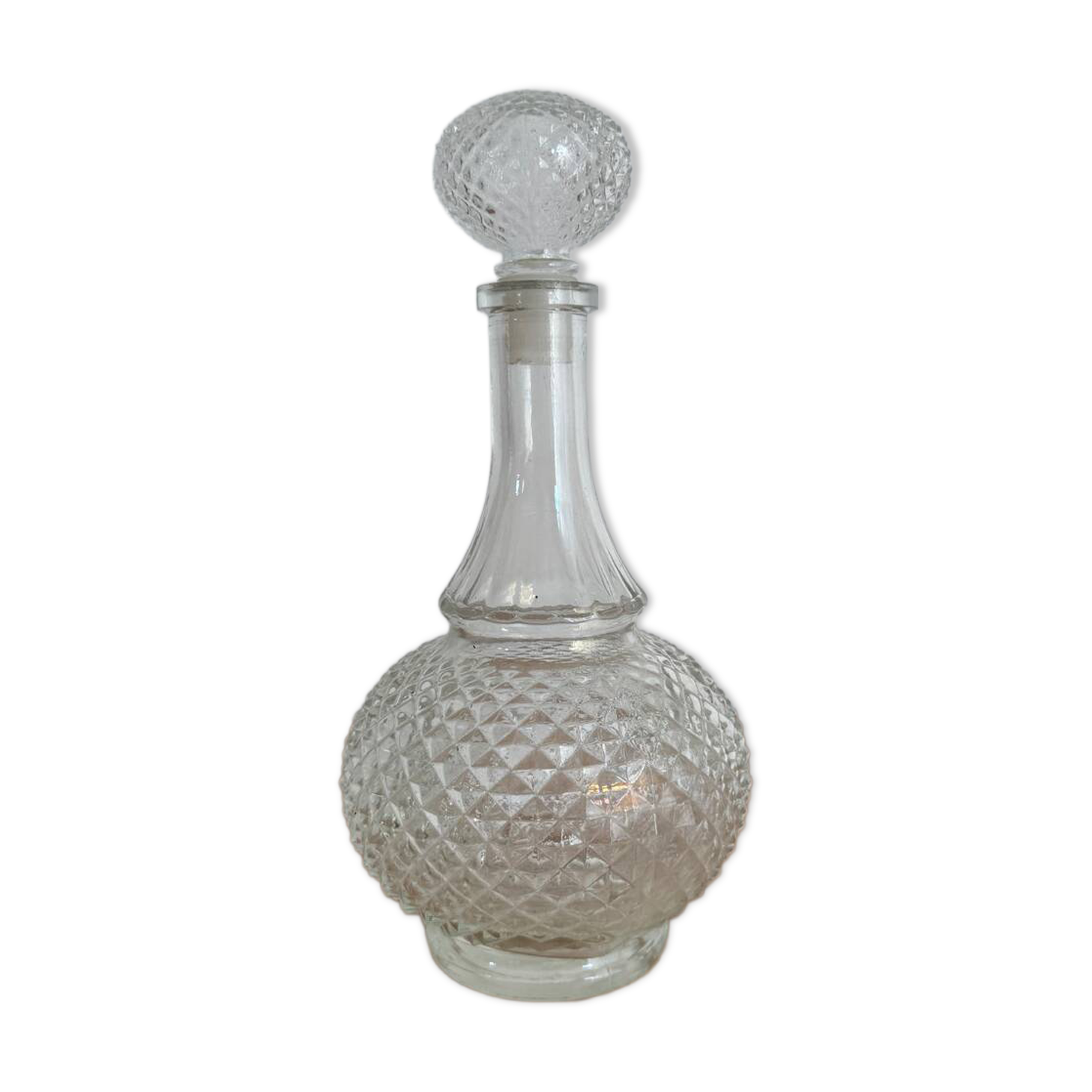 Transparent balloon whisky carafe