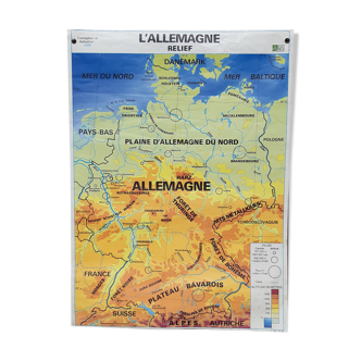 Carte scolaire MDI de l'Allemagne