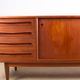 Danish teak sideboard 200 cm, model 31b, by Johannes Andersen 1960.