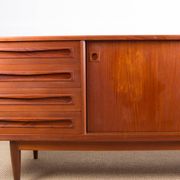 Enfilade Danoise en Teck 200 cm, modèle 31b, par Johannes Andersen 1960.