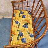 2-seater rattan sofa