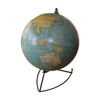 Globe world map Girard Barrere