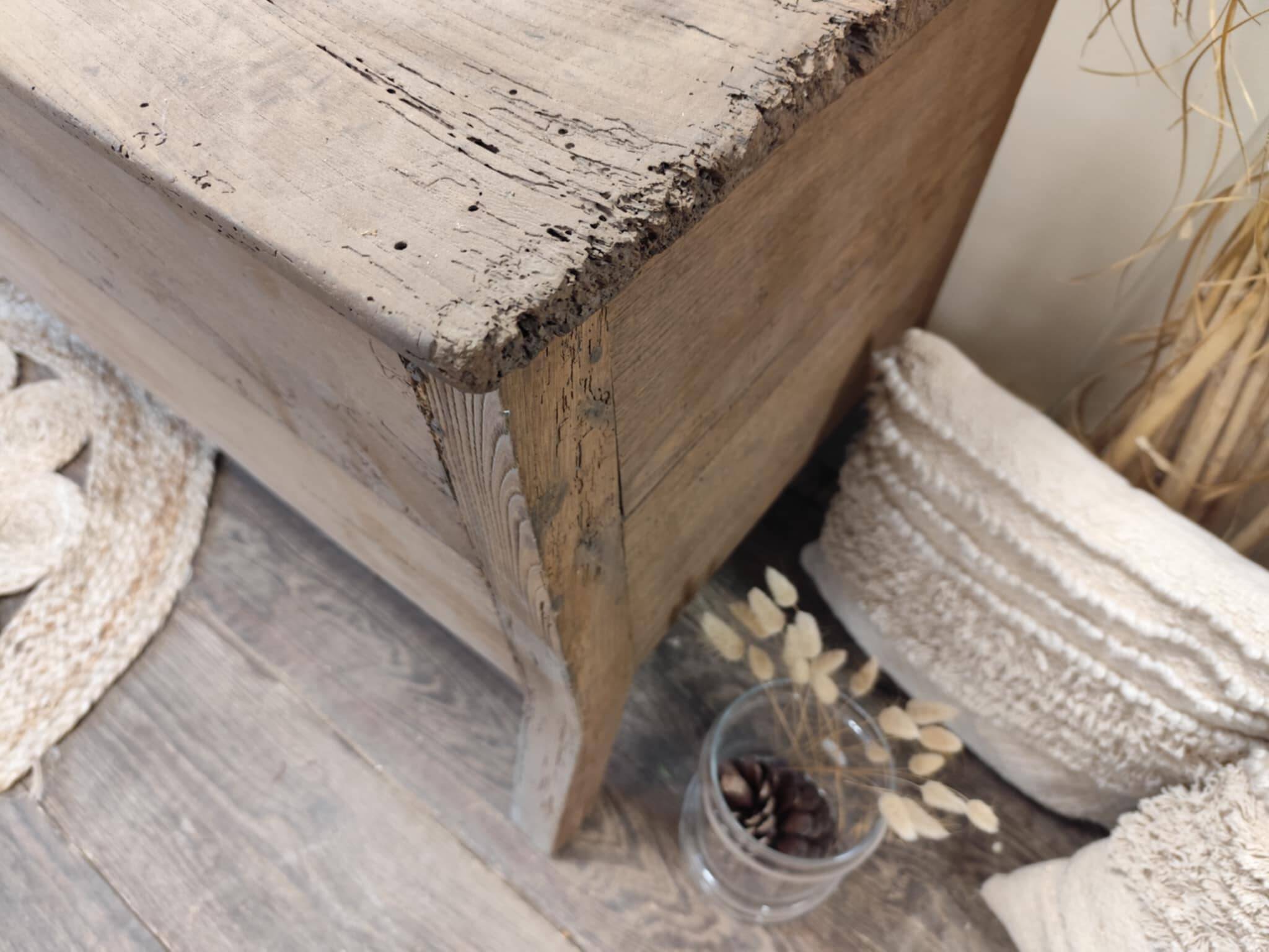 Chest, bench, kneading trough, trunk, solid oak