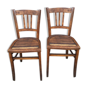 Paire de chaises bistrot