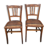 Paire de chaises bistrot