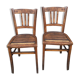 Paire de chaises bistrot