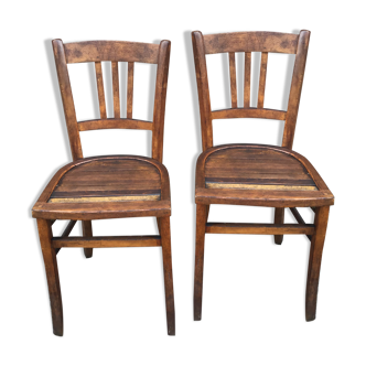 Pair of bistro chairs