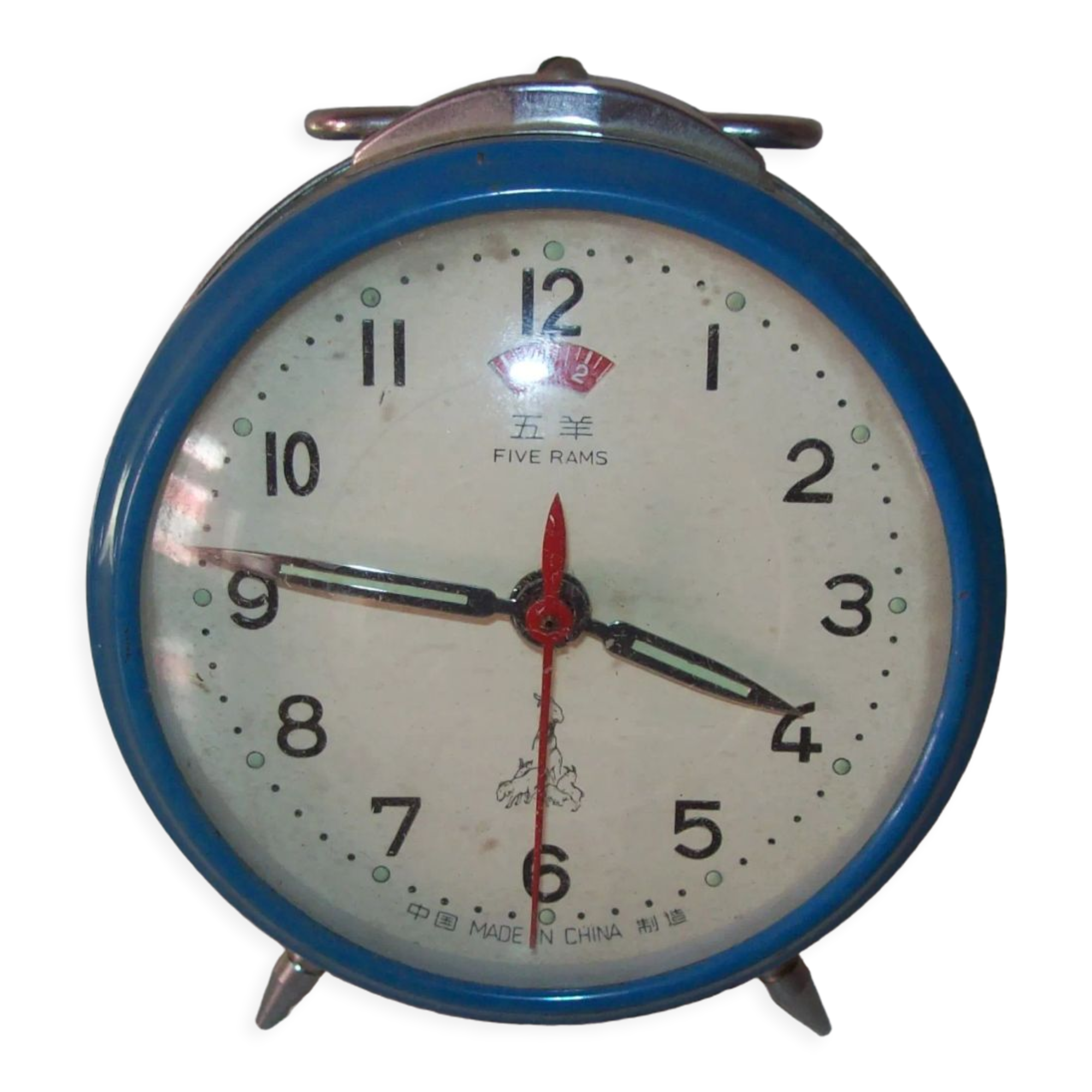 Old mechanical alarm clock