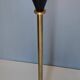 Brass and Black Varnished Aluminum Floor Lamp, Italy